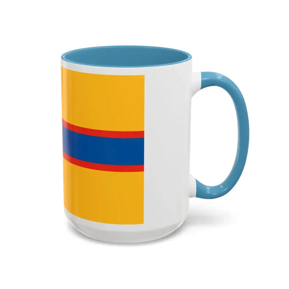 Flag of Ingrian Finns Estonia - Accent Coffee Mug - Go Mug Yourself