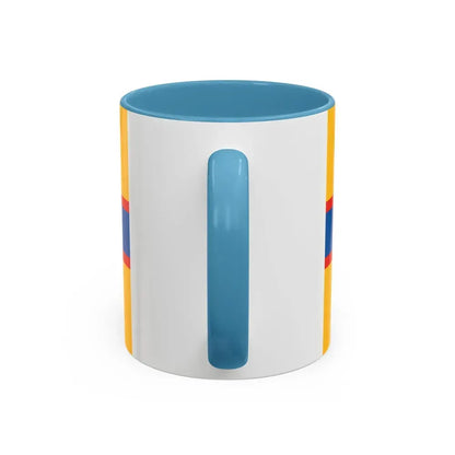 Flag of Ingrian Finns Estonia - Accent Coffee Mug - Go Mug Yourself