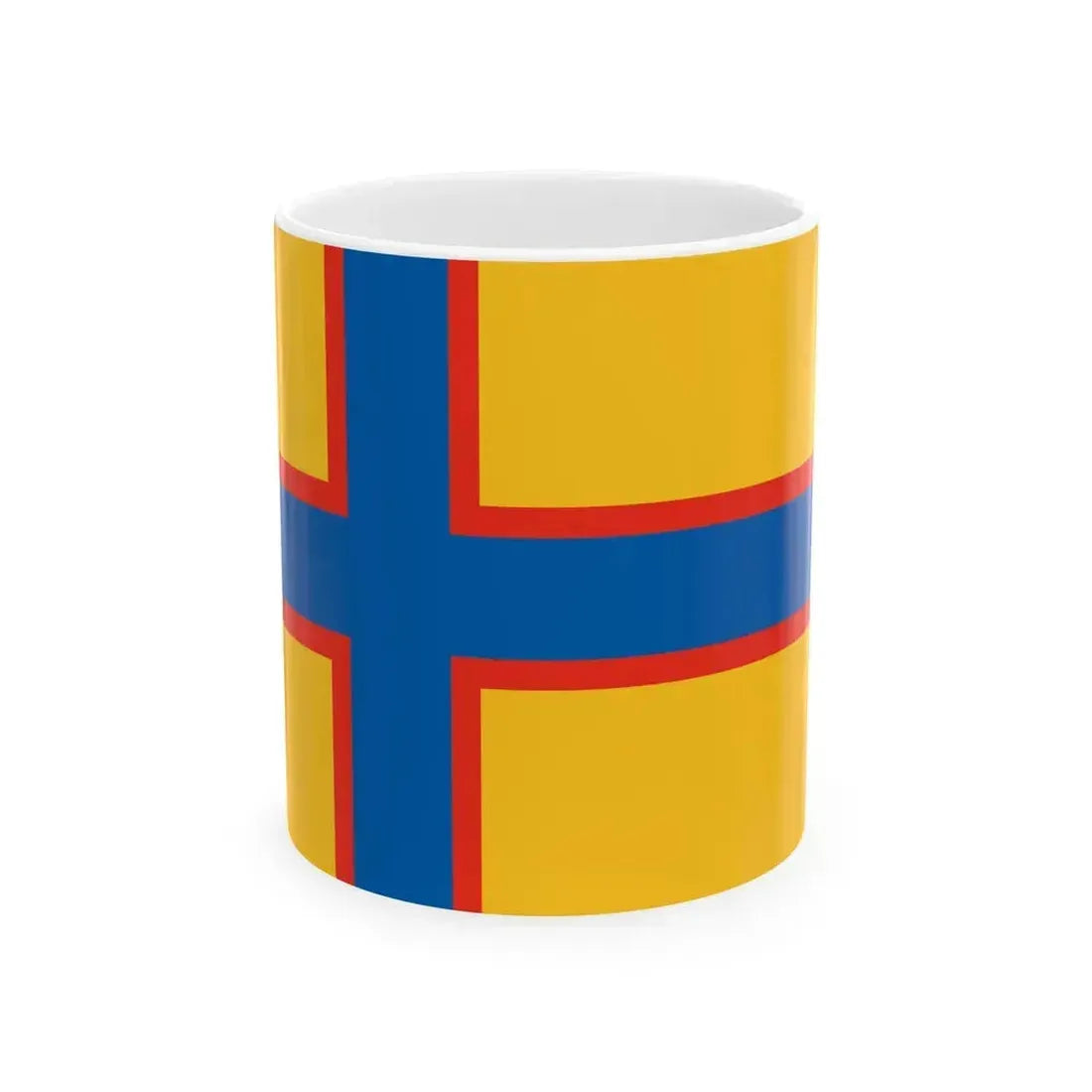 Flag of Ingrian Finns Estonia - White Coffee Mug 11oz - Go Mug Yourself