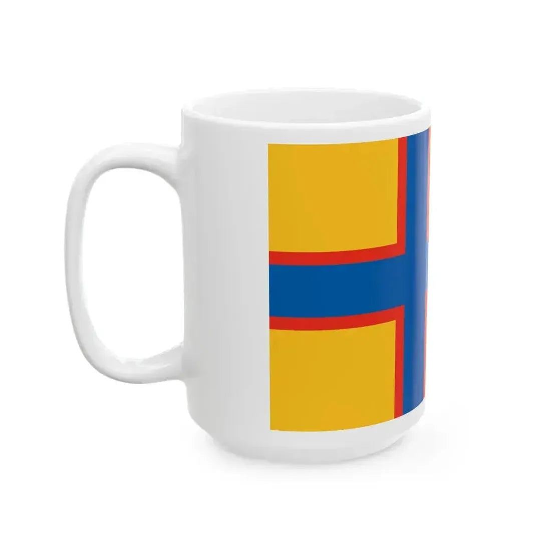 Flag of Ingrian Finns Estonia - White Coffee Mug - Go Mug Yourself