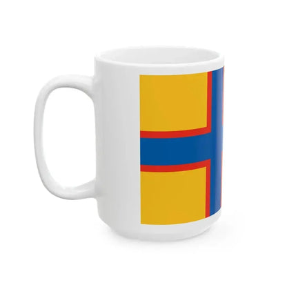 Flag of Ingrian Finns Estonia - White Coffee Mug - Go Mug Yourself