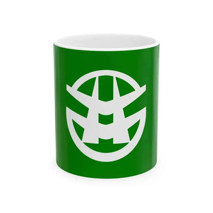 Flag of Inokuchi Toyama 1978-2004 (Japan) White Coffee Mug 11oz - Go Mug Yourself