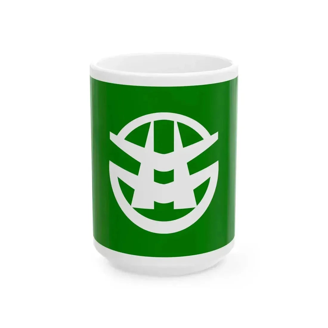 Flag of Inokuchi Toyama 1978-2004 (Japan) White Coffee Mug 15oz - Go Mug Yourself