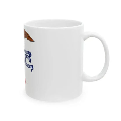 Flag of Iowa 1917-1921 (United States) White Coffee Mug - Go Mug Yourself