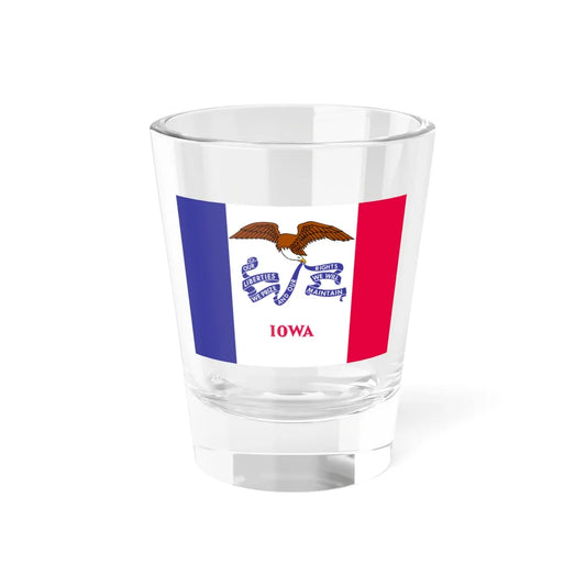 Flag of Iowa 1921-2018 (United States) Shot Glass 1.5oz 1.5oz - Go Mug Yourself