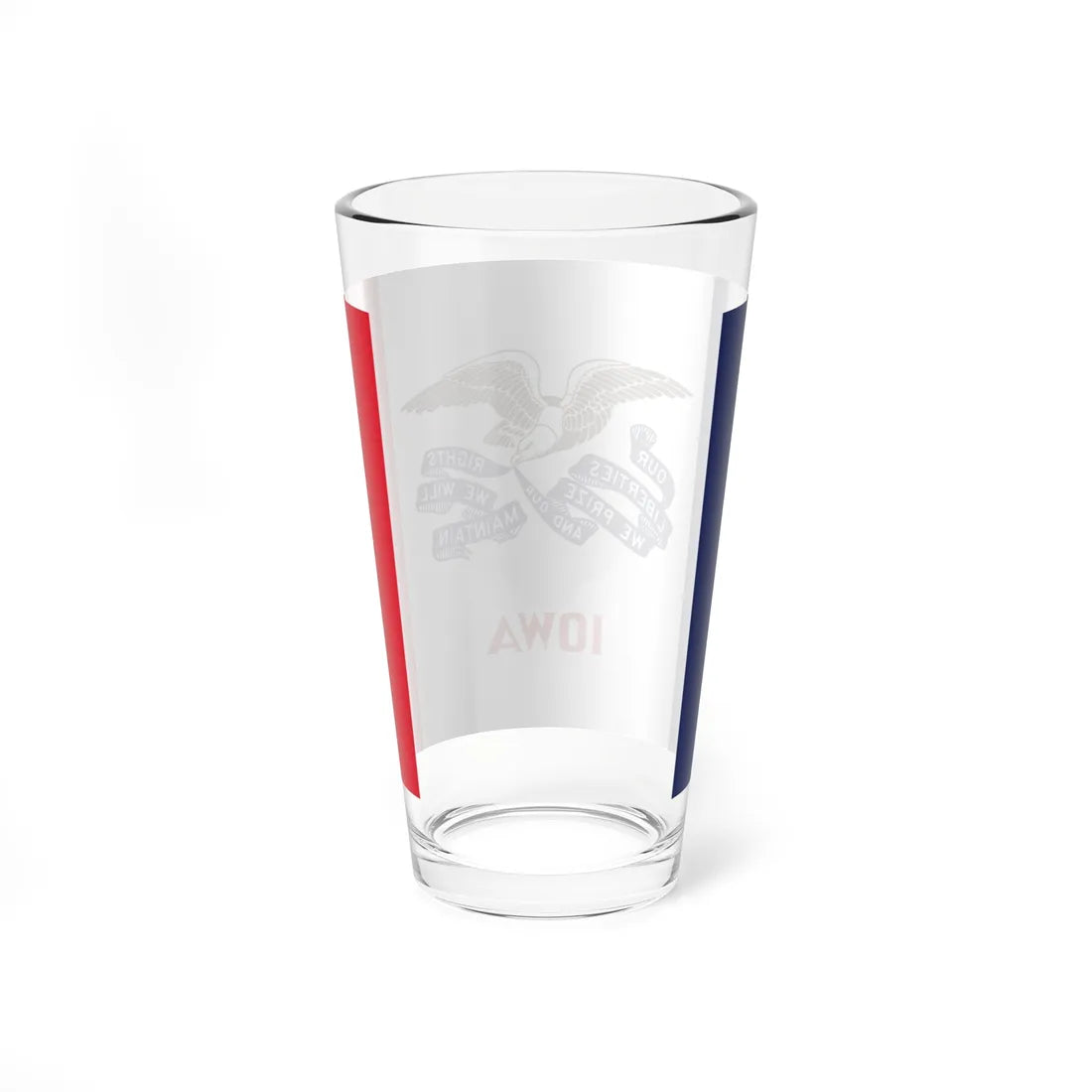 Flag of Iowa (United States) Pint Glass 16oz - Go Mug Yourself