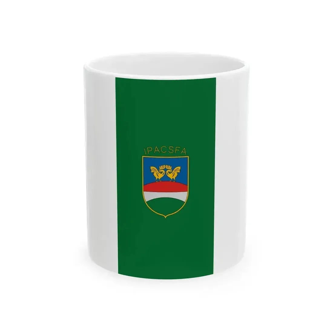 Flag of Ipacsfa (Hungary) White Coffee Mug 11oz - Go Mug Yourself