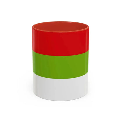 Flag of Ipiales Colombia - Accent Coffee Mug 11oz Red - Go Mug Yourself