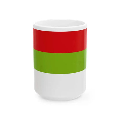 Flag of Ipiales Colombia - White Coffee Mug 15oz - Go Mug Yourself