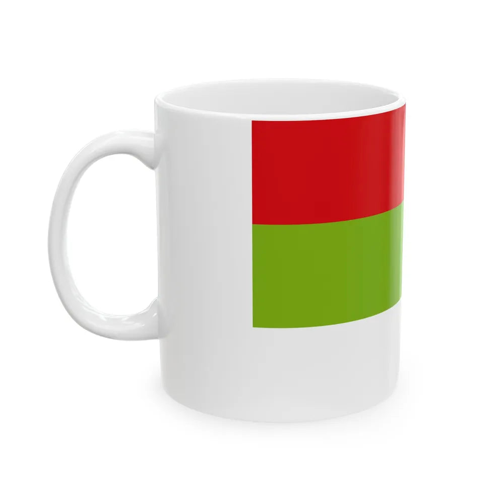 Flag of Ipiales Colombia - White Coffee Mug-Go Mug Yourself