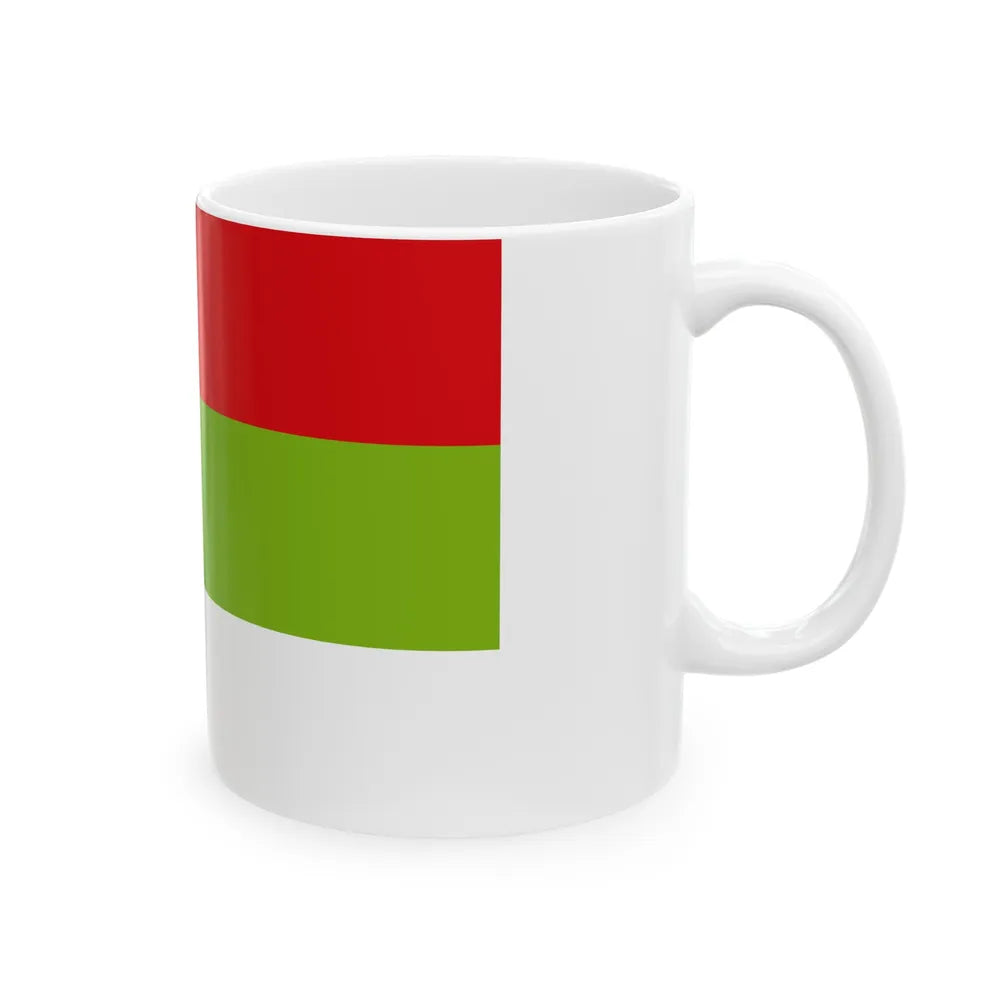 Flag of Ipiales Colombia - White Coffee Mug-Go Mug Yourself