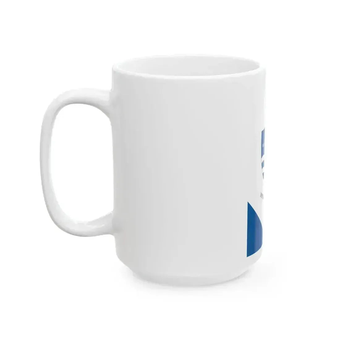 Flag of Ipolydamasd (Hungary) White Coffee Mug - Go Mug Yourself