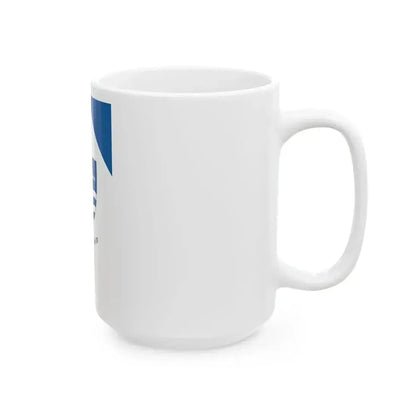Flag of Ipolydamasd (Hungary) White Coffee Mug - Go Mug Yourself