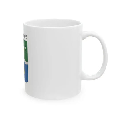 Flag of Ipolytolgyes (Hungary) White Coffee Mug - Go Mug Yourself