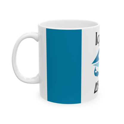 Flag of Iqaluit Nunavut Canada - White Coffee Mug-Go Mug Yourself