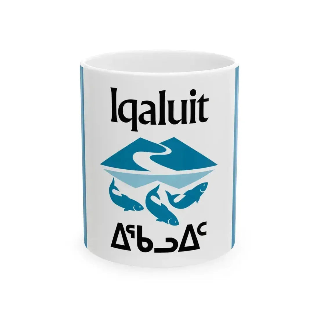 Flag of Iqaluit Nunavut Canada - White Coffee Mug - Go Mug Yourself