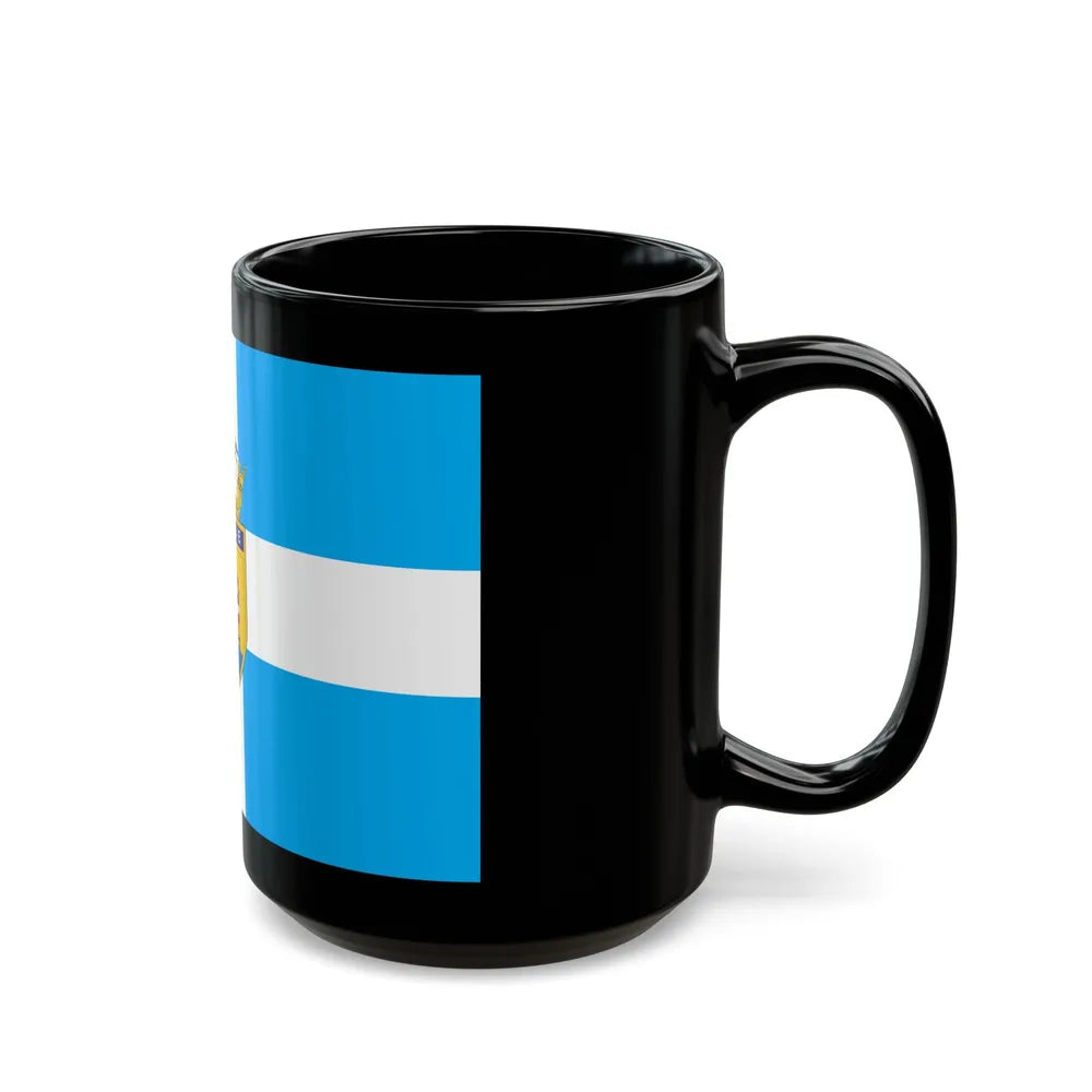 Flag of Iquique Chile - Black Coffee Mug-Go Mug Yourself