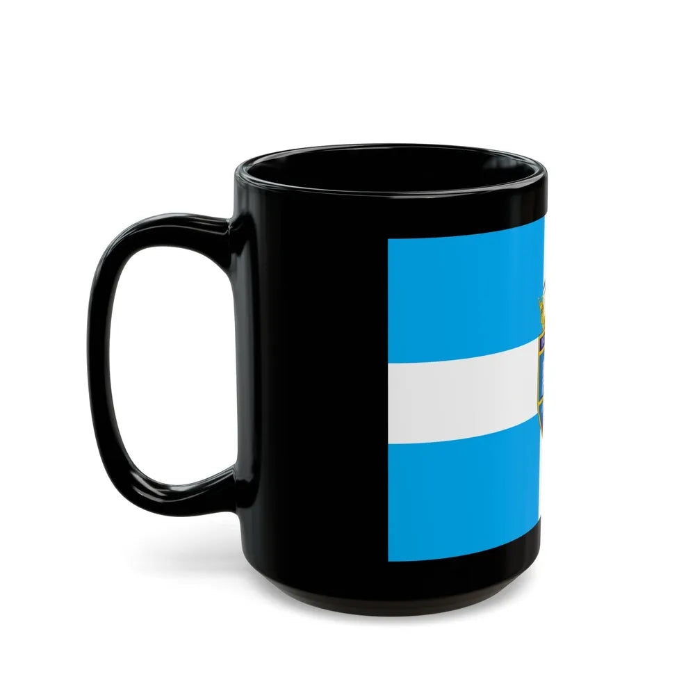 Flag of Iquique Chile - Black Coffee Mug-Go Mug Yourself