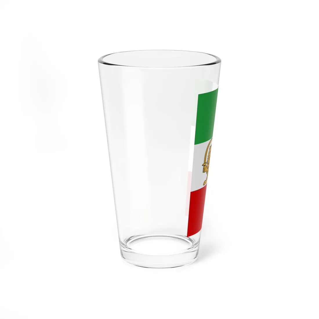 Flag of Iran 1925-1979 vertical (Iran) Pint Glass 16oz - Go Mug Yourself