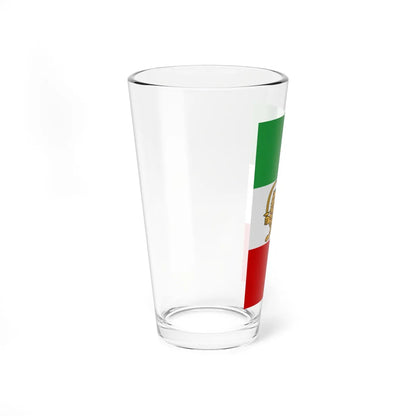 Flag of Iran 1925-1979 vertical (Iran) Pint Glass 16oz - Go Mug Yourself