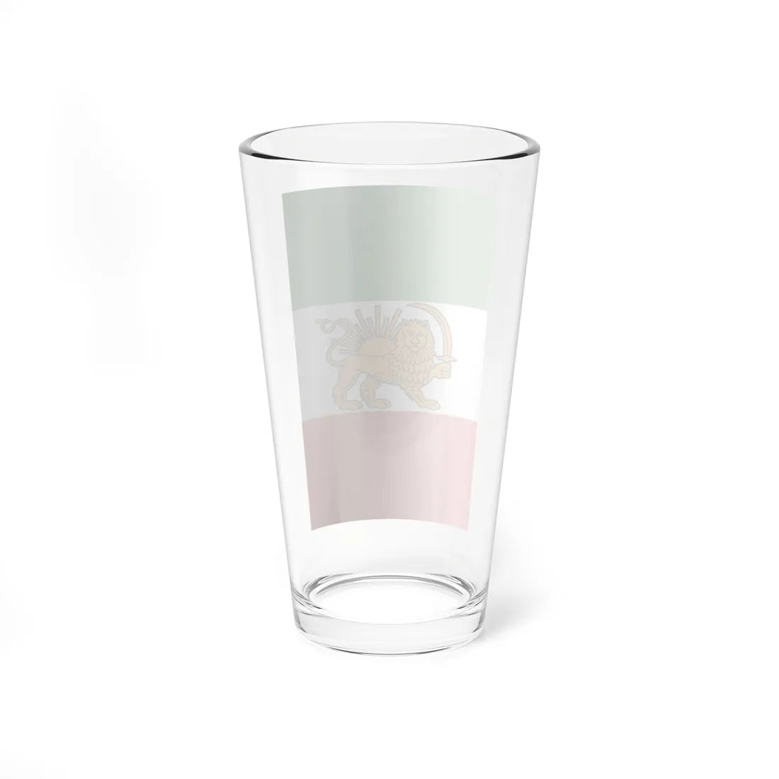 Flag of Iran 1925-1979 vertical (Iran) Pint Glass 16oz - Go Mug Yourself