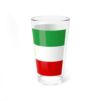 Flag of Iran 1979-02-11 to 1979-07-29 (Iran) Pint Glass 16oz - Go Mug Yourself