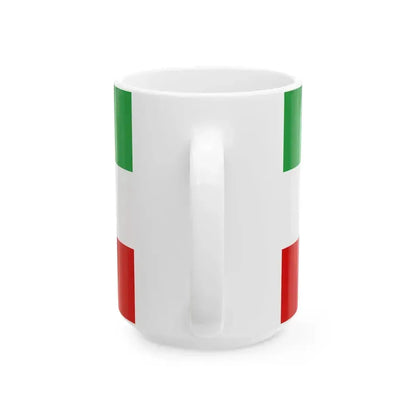 Flag of Iran before 1979 Revolution (Iran) White Coffee Mug - Go Mug Yourself