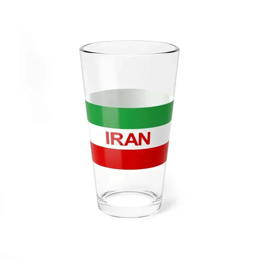 Flag of Iran for user page - 2022 (Iran) Pint Glass 16oz 16oz - Go Mug Yourself