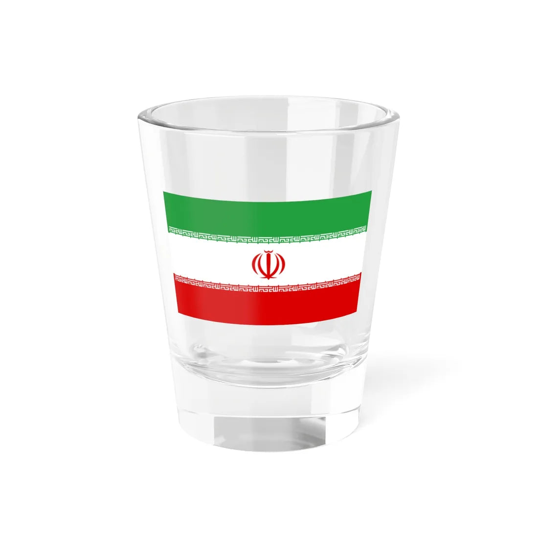 Flag of Iran (Iran) Shot Glass 1.5oz 1.5oz - Go Mug Yourself