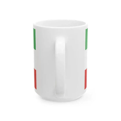 Flag of Iran no state government (Iran) White Coffee Mug - Go Mug Yourself
