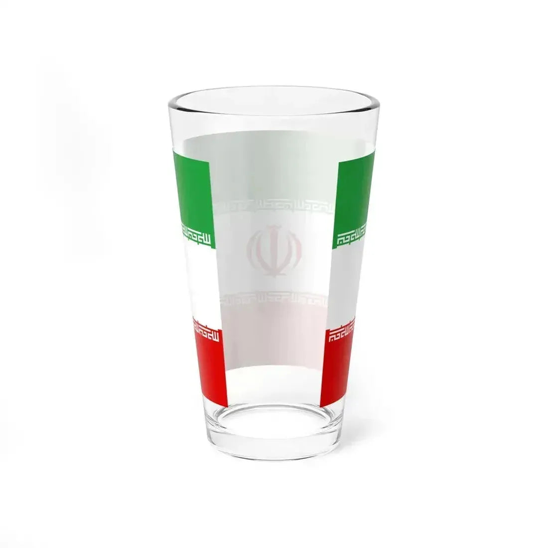 Flag of Iran official (Iran) Pint Glass 16oz - Go Mug Yourself
