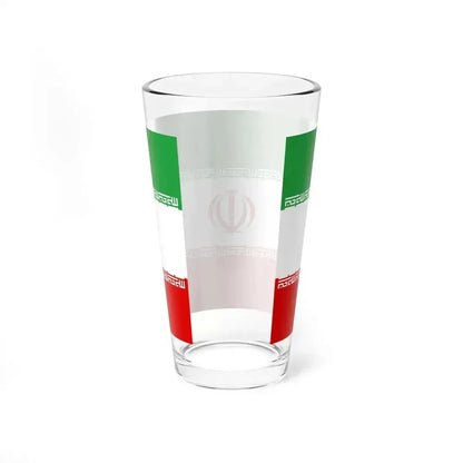 Flag of Iran official (Iran) Pint Glass 16oz - Go Mug Yourself