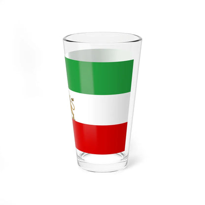 Flag of iran standard (Iran) Pint Glass 16oz - Go Mug Yourself