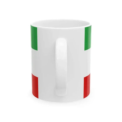 Flag of iran standard (Iran) White Coffee Mug - Go Mug Yourself