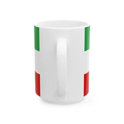 Flag of iran standard (Iran) White Coffee Mug - Go Mug Yourself