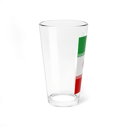 Flag of Iran vertical (Iran) Pint Glass 16oz - Go Mug Yourself
