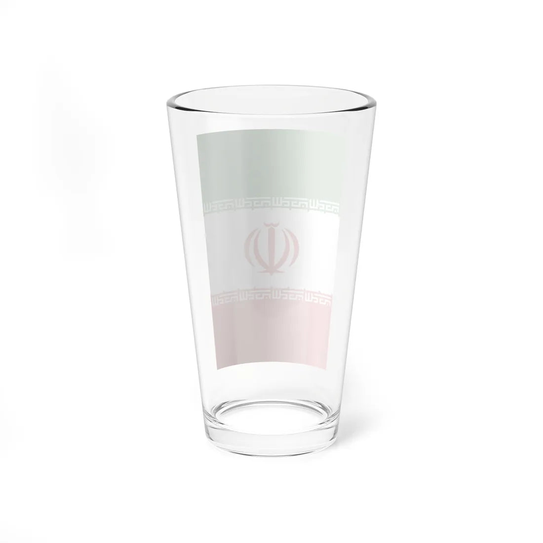 Flag of Iran vertical (Iran) Pint Glass 16oz - Go Mug Yourself