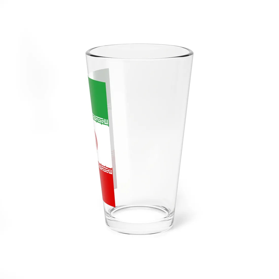 Flag of Iran vertical (Iran) Pint Glass 16oz - Go Mug Yourself