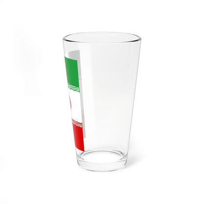 Flag of Iran vertical (Iran) Pint Glass 16oz - Go Mug Yourself