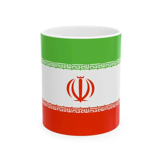 Flag of Iran WFB 2000 (Iran) White Coffee Mug 11oz - Go Mug Yourself