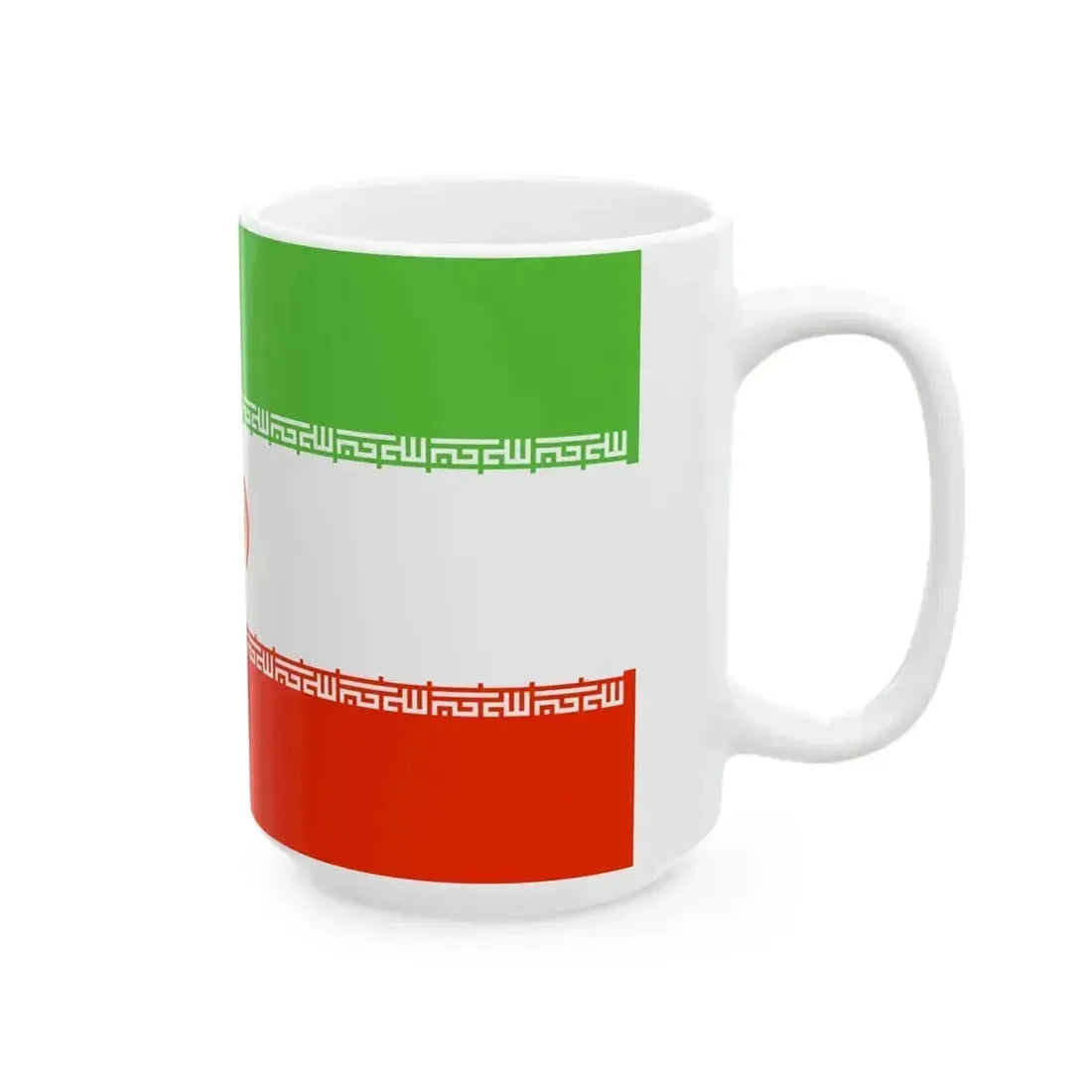 Flag of Iran WFB 2000 (Iran) White Coffee Mug - Go Mug Yourself