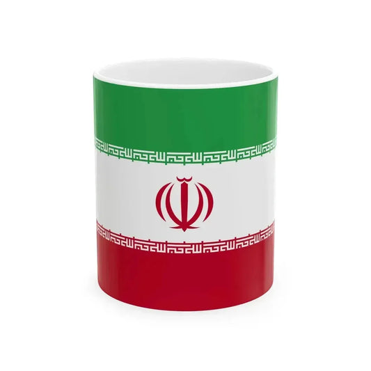 Flag of Iran WFB 2004 (Iran) White Coffee Mug 11oz - Go Mug Yourself