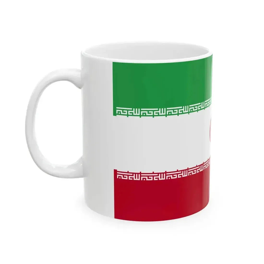 Flag of Iran WFB 2004 (Iran) White Coffee Mug - Go Mug Yourself