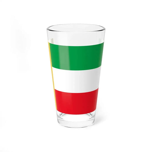 Flag of Iranian Kurds (Iran) Pint Glass 16oz 16oz - Go Mug Yourself
