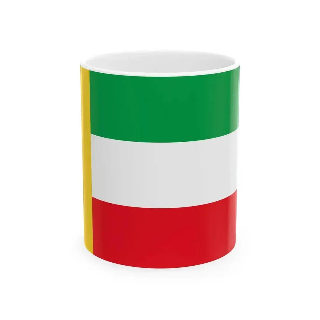 Flag of Iranian Kurds (Iran) White Coffee Mug 11oz - Go Mug Yourself