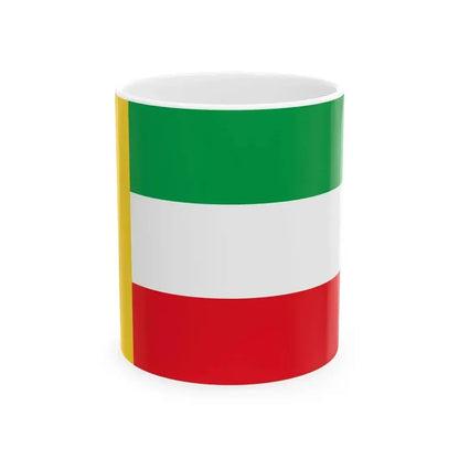 Flag of Iranian Kurds (Iran) White Coffee Mug 11oz - Go Mug Yourself