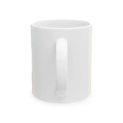 Flag of Iranian Kurds (Iran) White Coffee Mug - Go Mug Yourself