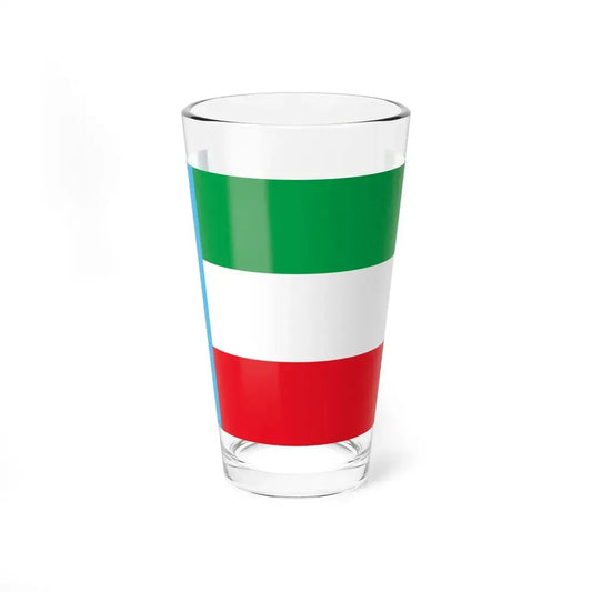 Flag of Iranian Turks (Iran) Pint Glass 16oz 16oz - Go Mug Yourself