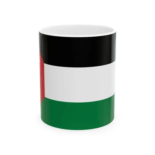 Flag of Iraq 1924-1959 3-2 (Iraq) White Coffee Mug 11oz - Go Mug Yourself