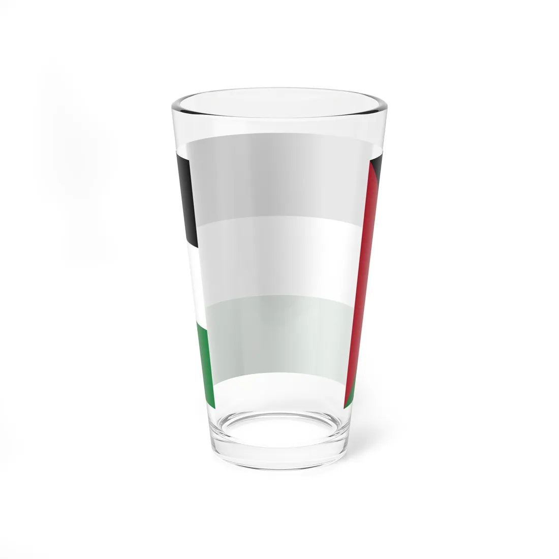Flag of Iraq 1924-1959 3-2 without stars (Iraq) Pint Glass 16oz - Go Mug Yourself